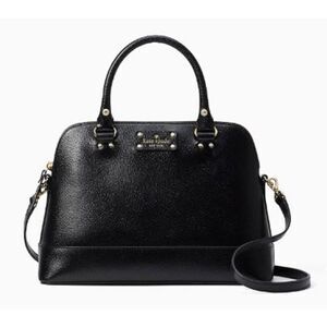 Kate Spade Wellesley Small Rachelle Satchel Black Crossbody Strap